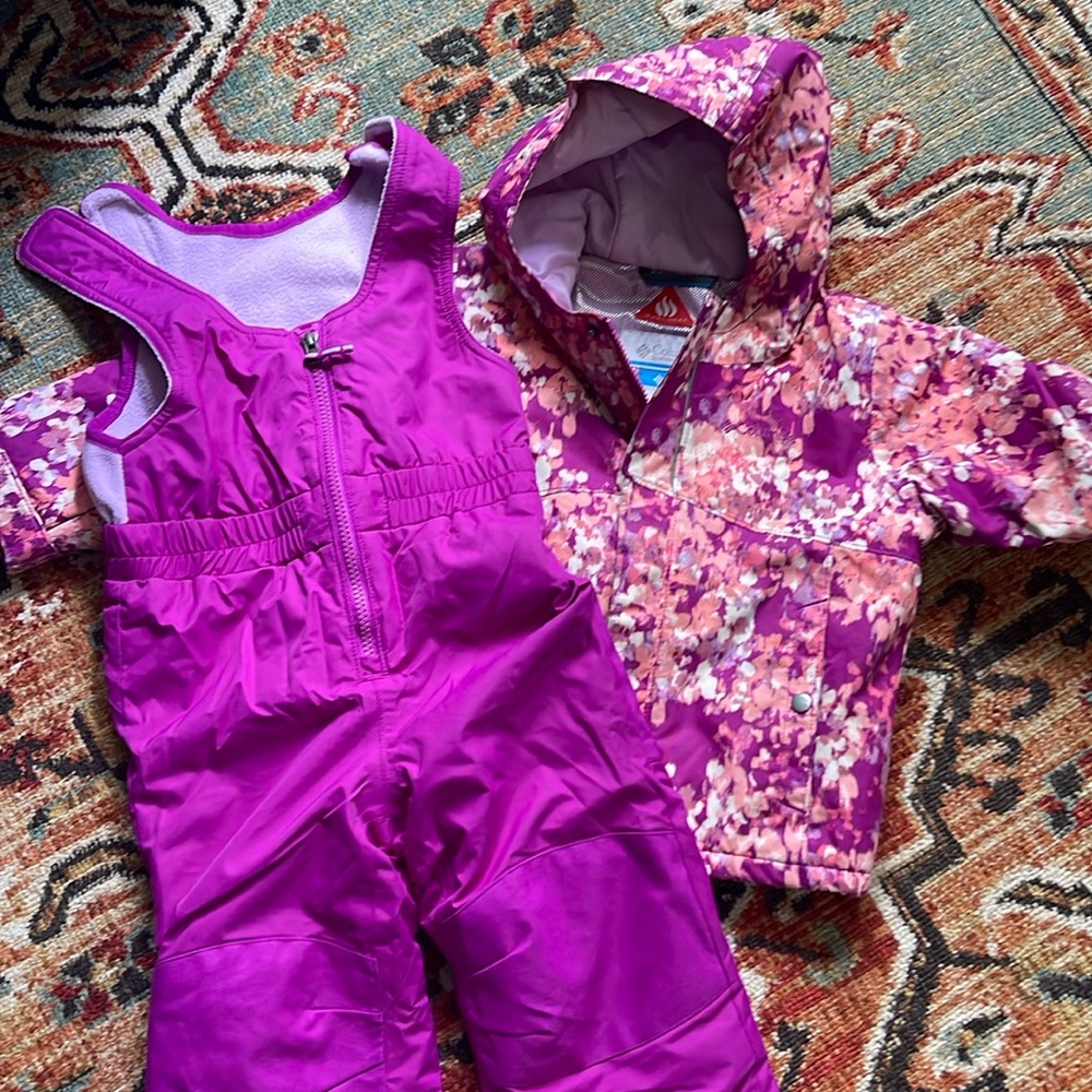 Gently worn Snow Bib with Matching Coat